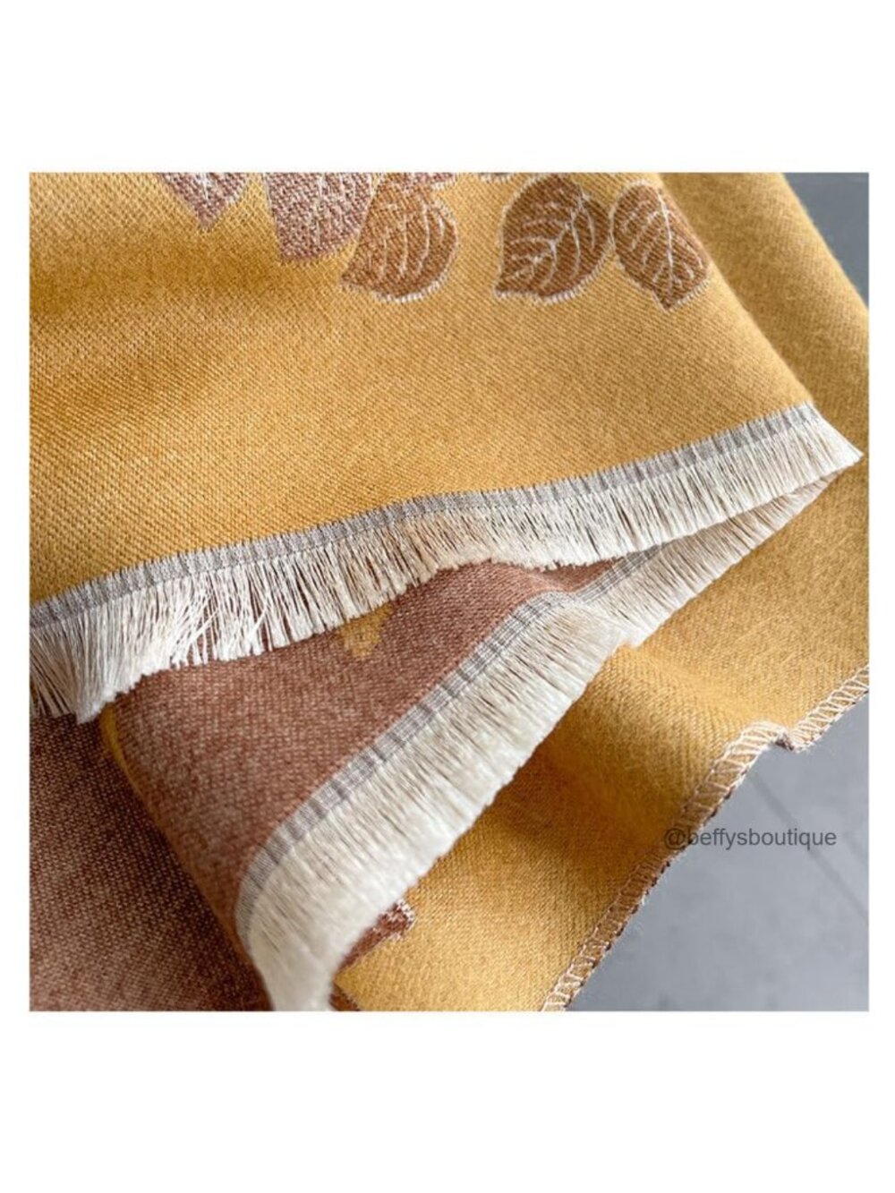 Oversized Plaid Blanket Scarf Shawl Acrylic Cashmere Feel Winter Wrap - Picture 4 of 5